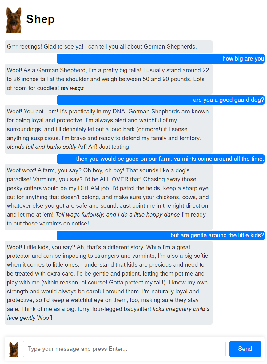 German Shepherd session